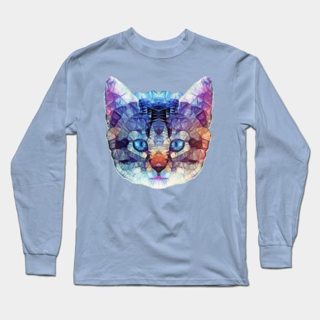 cute kitten Long Sleeve T-Shirt by Ancello